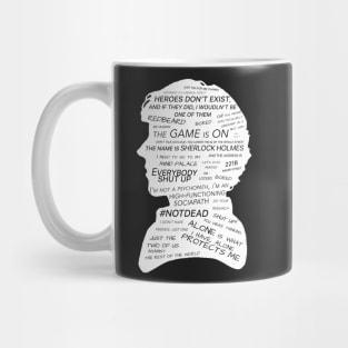 Sherlock Holmes · BBC tv show sherlock Black Mug